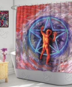 6All Over Shower Curtain - HUS - 2112A