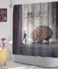 6All Over Shower Curtain - HUS - HEMISPHERE