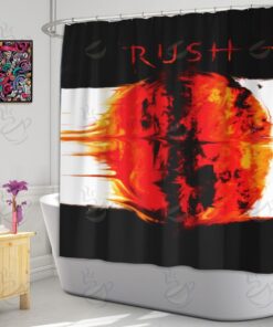 6All Over Shower Curtain - HUS - VAPOR TRAILS