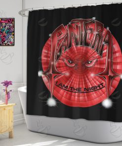 6All Over Shower Curtain - PNT - I AM THE NIGHT