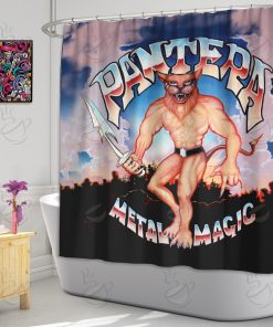 6All Over Shower Curtain - PNT - METAL MAGIC
