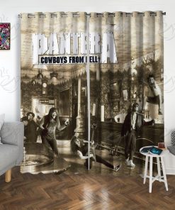 7All Over Window Curtain - PNT - COWBOYS FROM HELL