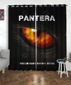 7All Over Window Curtain - PNT - PRELIMINARY GROOVE METAL