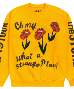 Cactus Plant Flea Market Rolling Stones USA 19 Tour Crewneck Gold