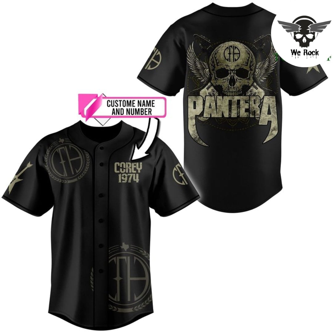 Limited Pantera Baseball Jersey PTRBJ2503 (2)