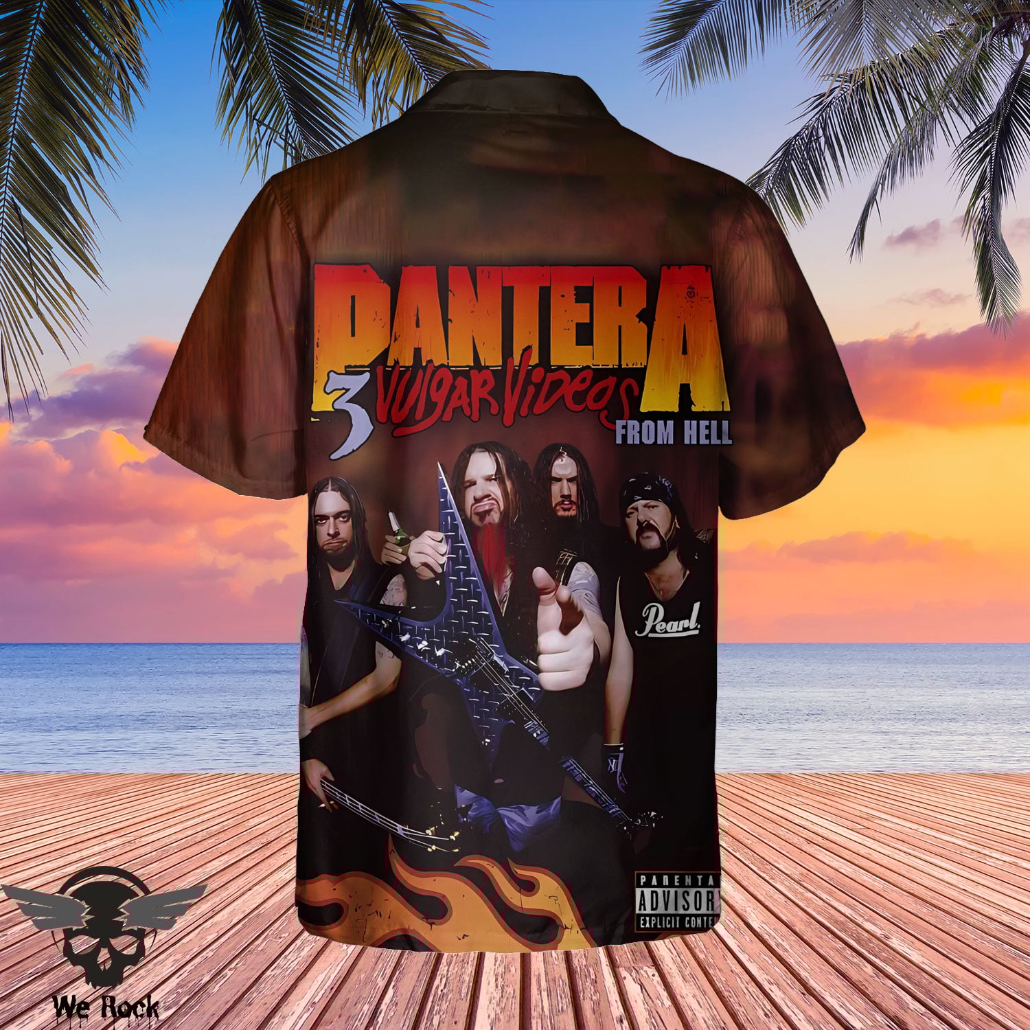 Pantera Hawaiian Shirt DL PTRHW0504 (15)