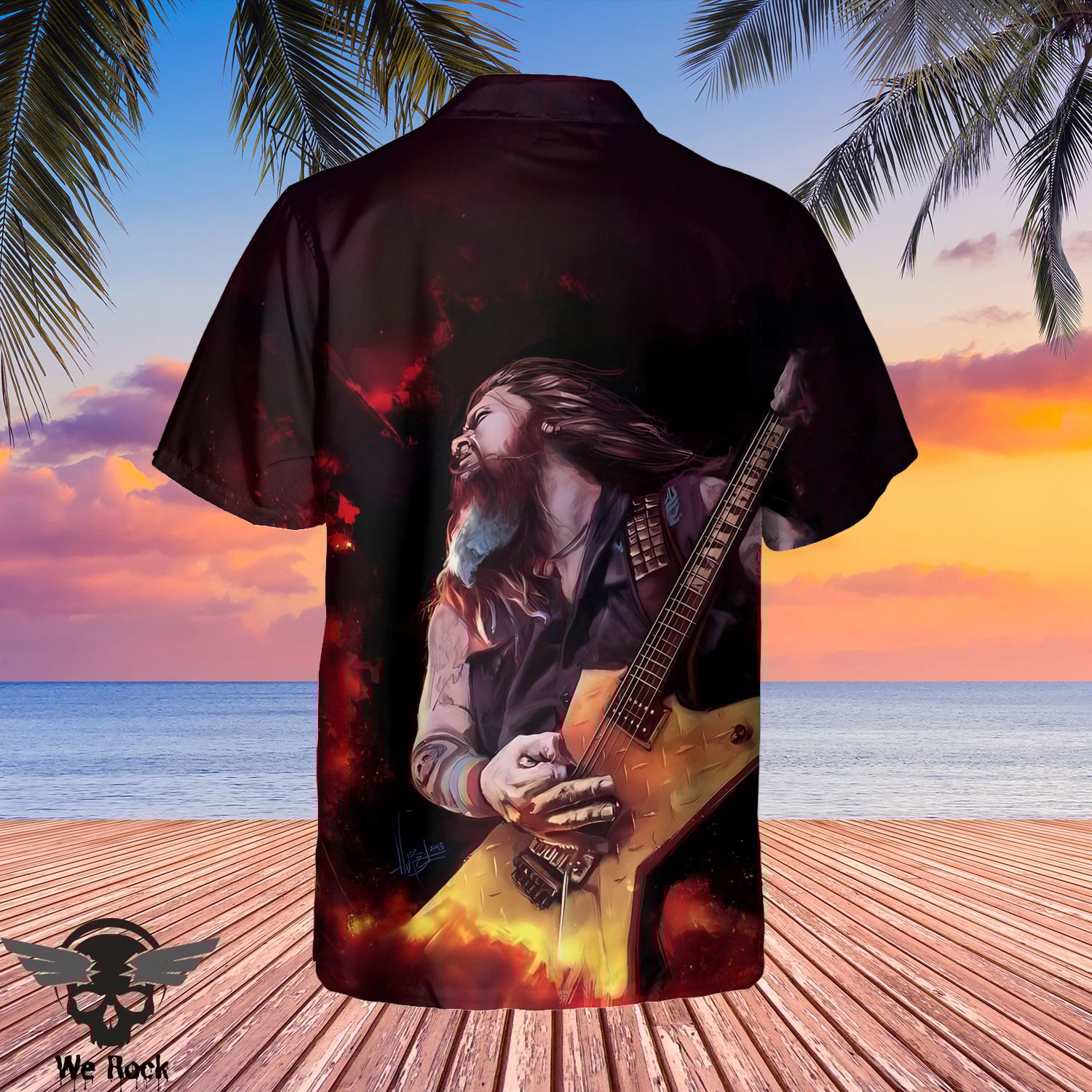 Pantera Hawaiian Shirt DL PTRHW0504 (9)