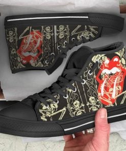 Rolling Stones Dancing Together High Top Sneakers