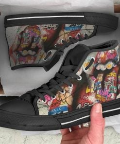 Rolling Stones Graffiti High Top Sneakers