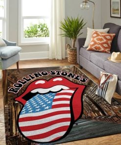 Rolling Stones Library Rug Carpet