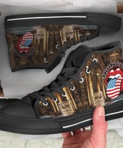 Rolling Stones Library Shoes High Top Sneakers