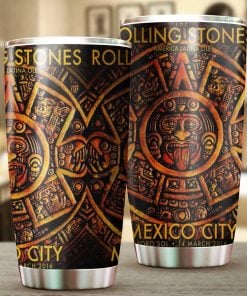 Rolling Stones Merch America Latina Ole Mexico City Tumbler Cup