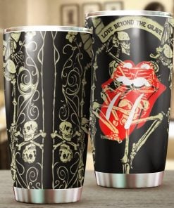 Rolling Stones Merch Dancing Together Tumbler Cup