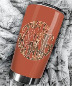 Rolling Stones Merch Free Style Tumbler Cup