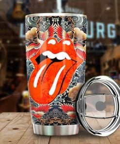Rolling Stones Merch Japan Pattern Tumbler Cup