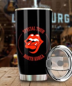 Rolling Stones Merch Special Tour North Korea Tumbler Cup
