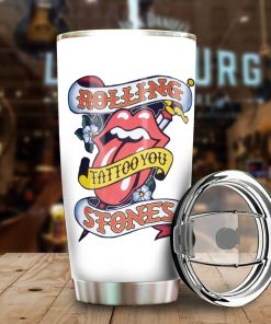 Rolling Stones Merch Tattoo You Tumbler Cup