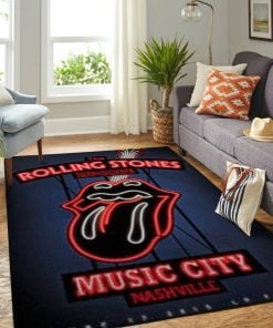 Rolling Stones Music City Rug Carpet
