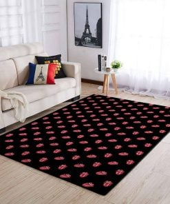 Rolling Stones Tongue Pattern Rug Carpet