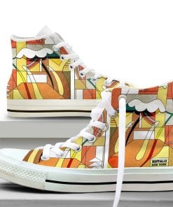 Rolling Stones Zip Code NY 2015 Shoes High Top Sneakers