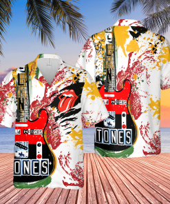 The Rolling Stones Guitar Wild Horses Hawaiian Shirt