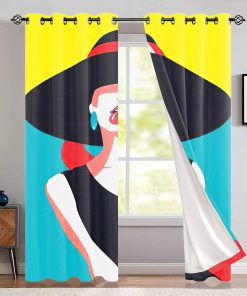 The Rolling Stones Merch A Girl Window Curtain