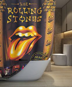 The Rolling Stones Merch Impression 98/99 Art Shower Curtain, Extra Long 71 Inch