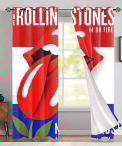 The Rolling Stones Merch Netherlands Pinkpop Festival Window Curtain