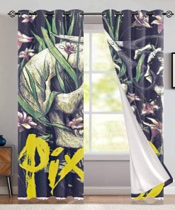 The Rolling Stones Merch Skullcap Pixies Window Curtain