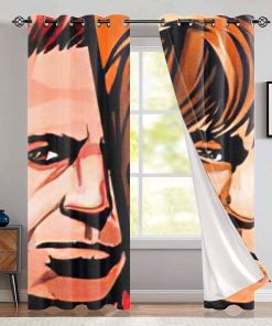 The Rolling Stones Merch The Face Window Curtain