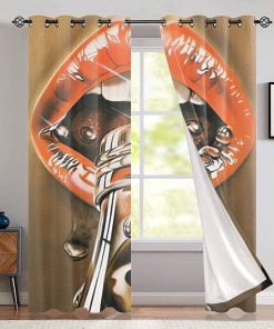 The Rolling Stones Merch Thirsty Window Curtain