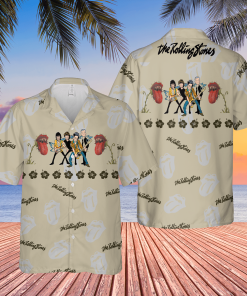 The Rolling Stones Rock 'n Roll Band Hawaiian Shirt