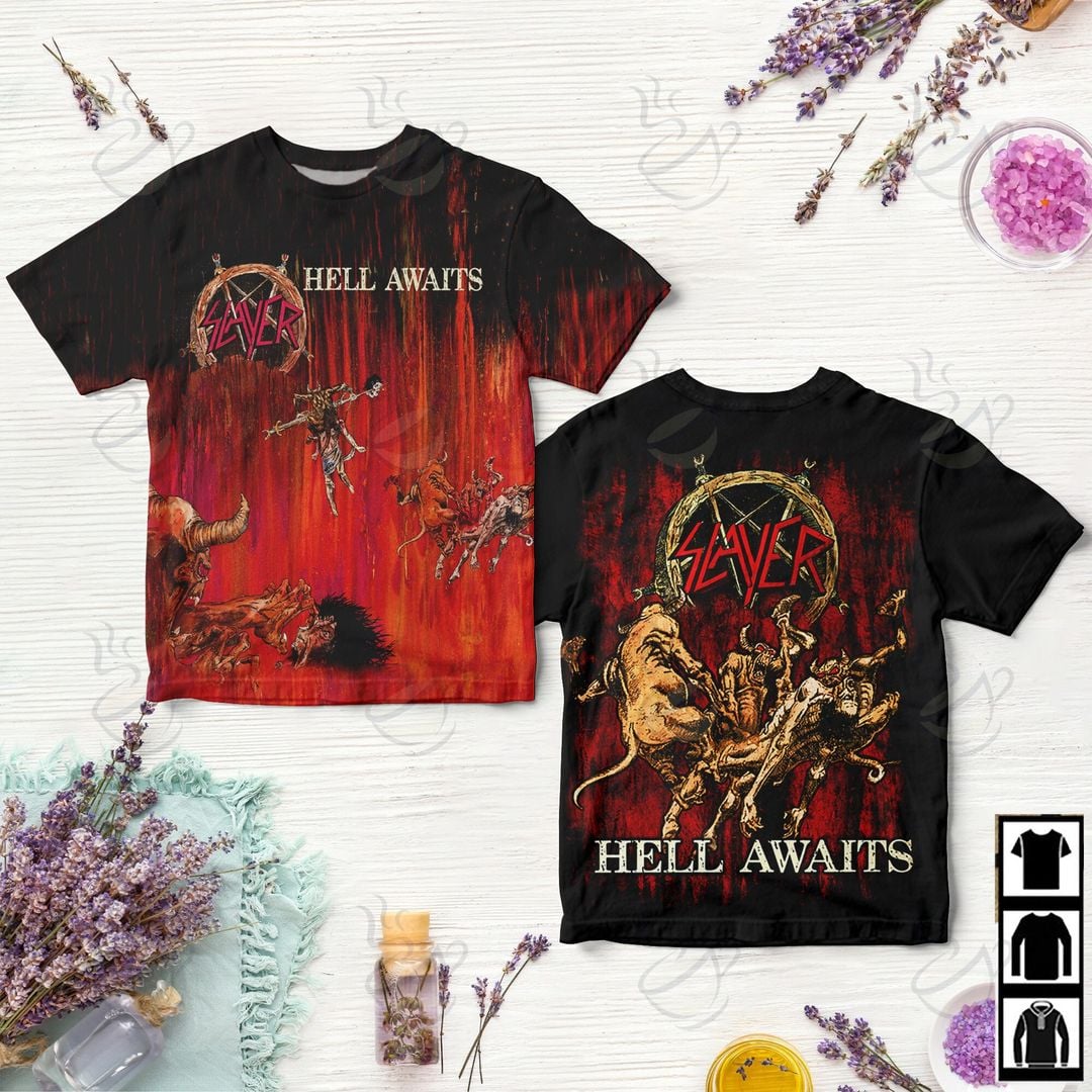 1 All Over Shirt - RSS - HELL AWAITS #FDRSL