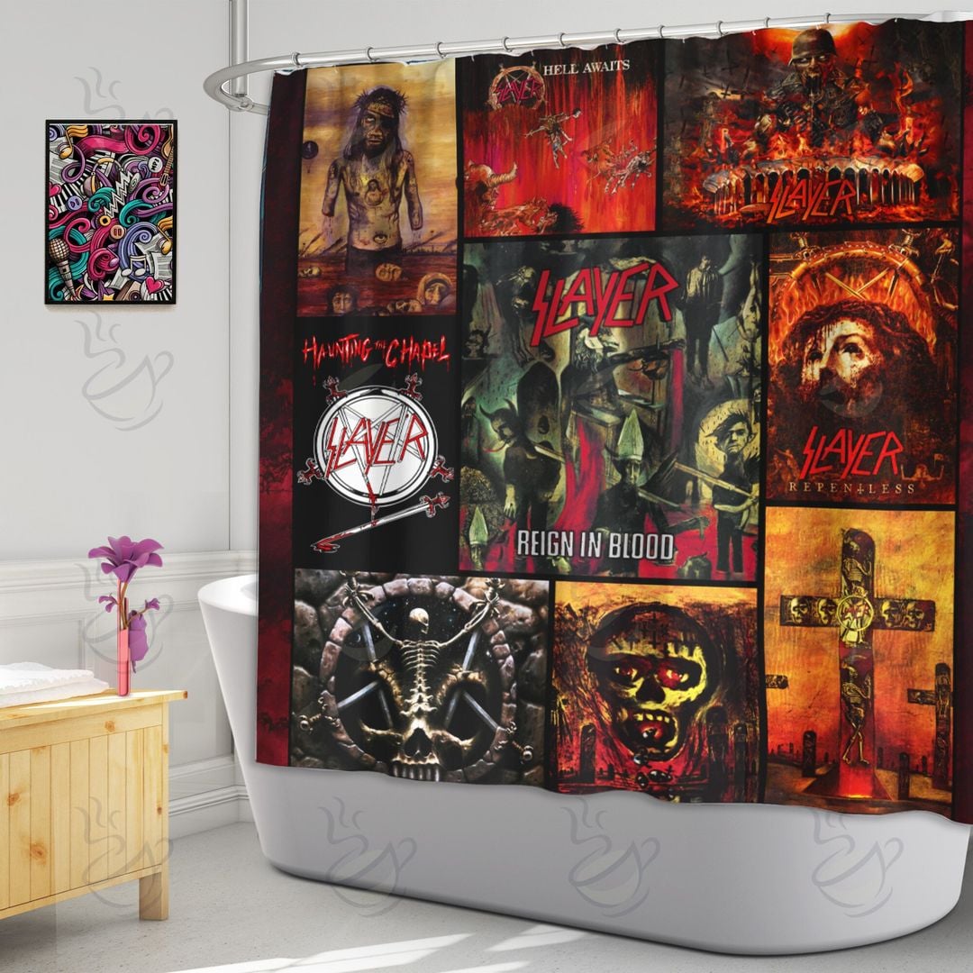 6All Over Shower Curtain - RSS - QLT1 #FDRSL