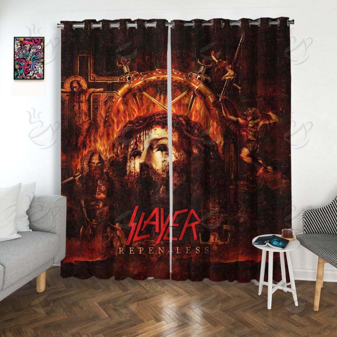 7All Over Window Curtain - RSS - REPENTLESS #FDRSL