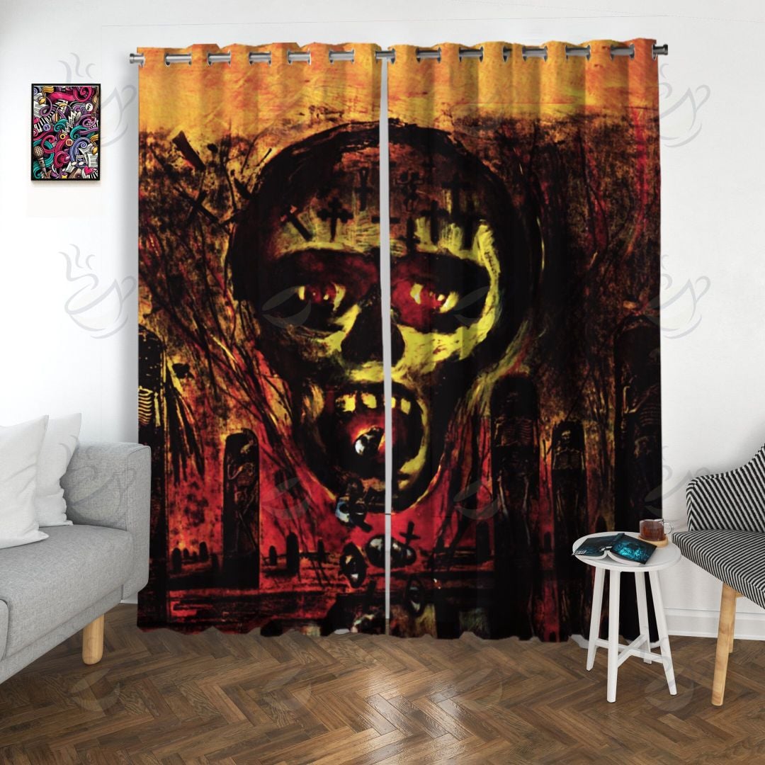 7All Over Window Curtain - RSS - SEASONS IN THE ABYSS #FDRSL