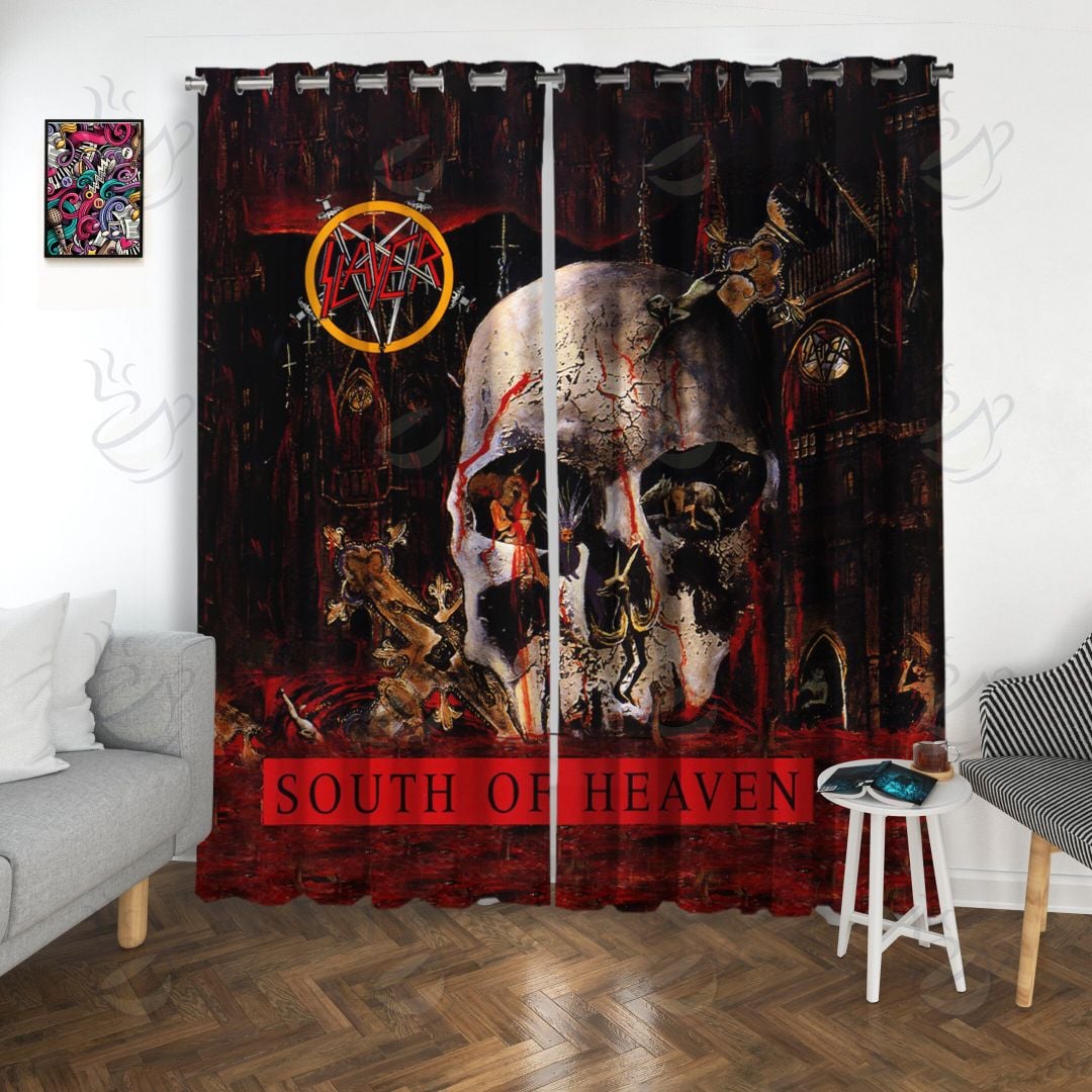 7All Over Window Curtain - RSS - SOUTH OF HEAVEN #FDRSL