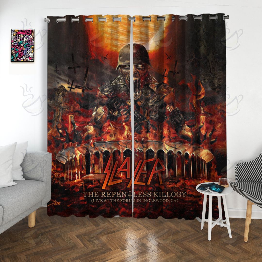 7All Over Window Curtain - RSS - THE REPENTLESS KILLOGY #FDRSL